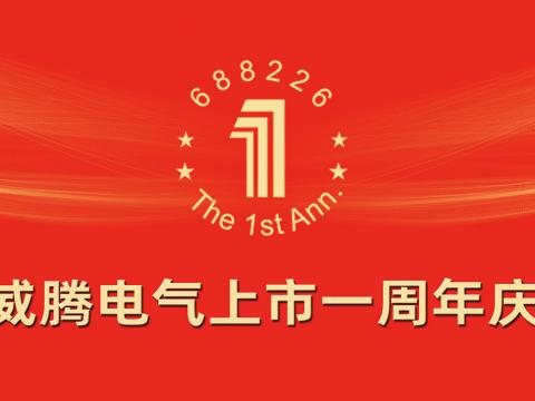 威腾电气举行上市一周年庆典
