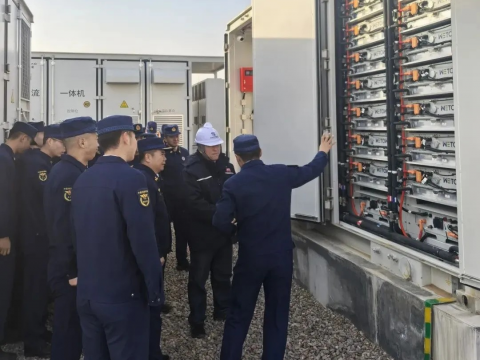 以练筑防！威腾电气盐池储能电站开展消防专项行动